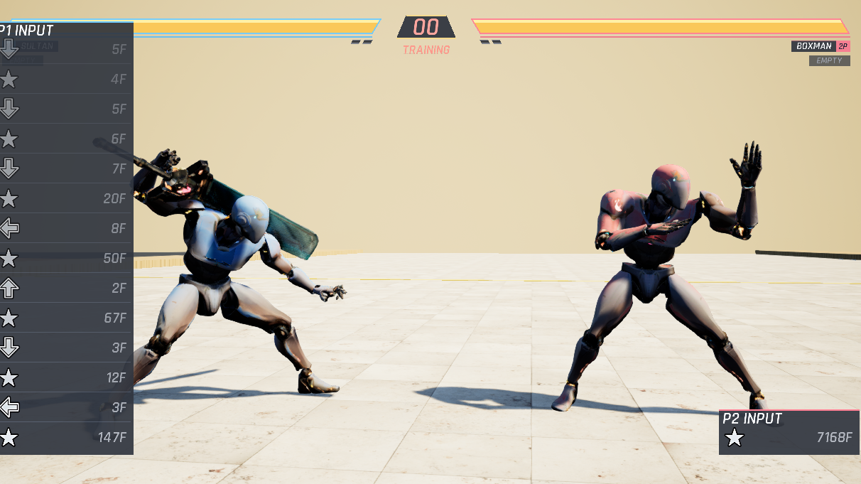 Testing the camera in combat