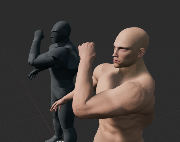 Comparing character poses